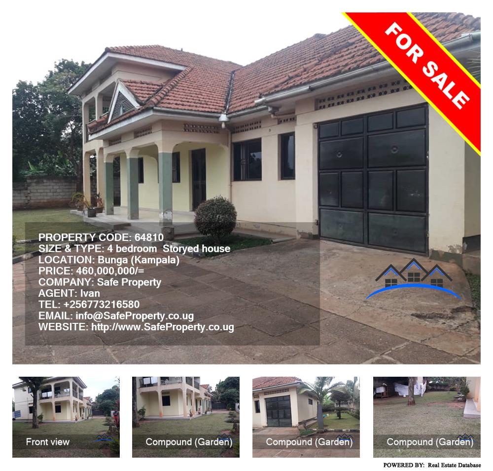 4 bedroom Storeyed house  for sale in Bbunga Kampala Uganda, code: 64810