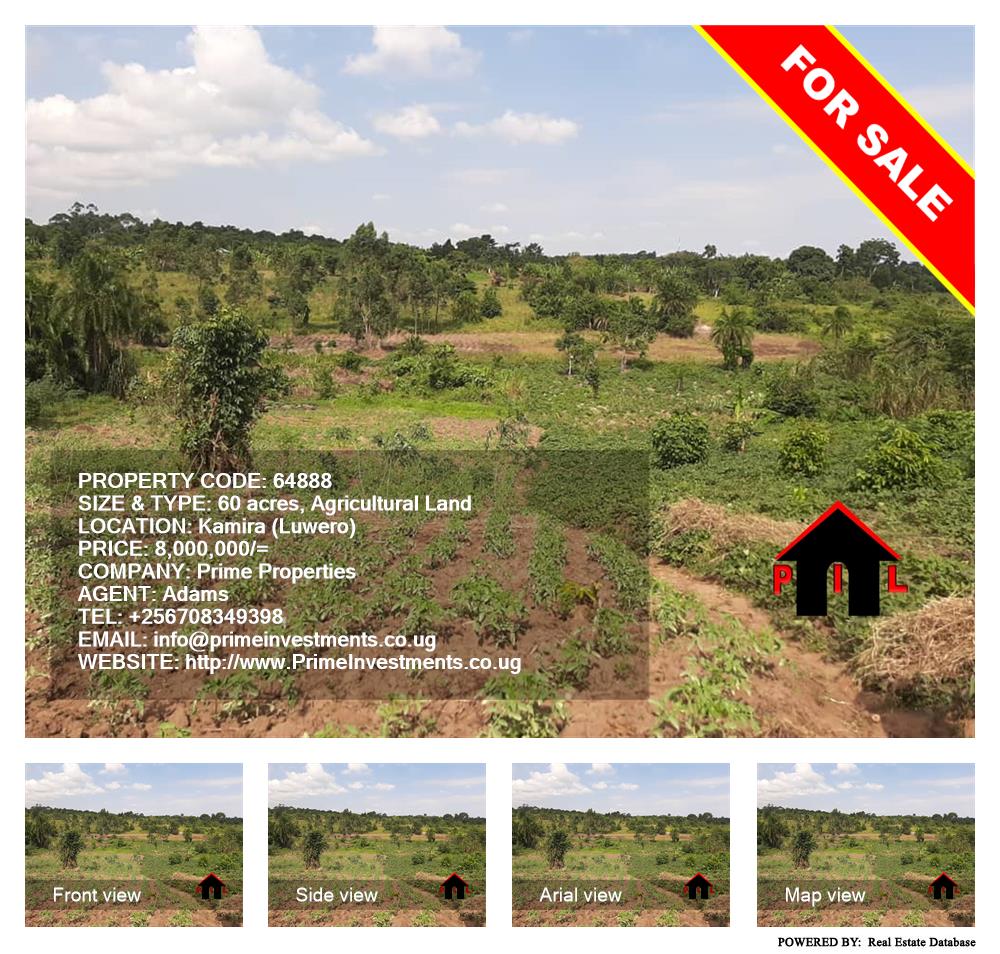 Agricultural Land  for sale in Kamila Luweero Uganda, code: 64888