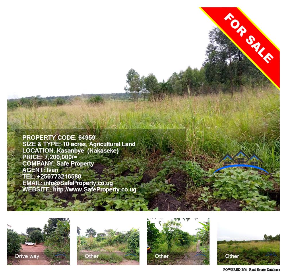 Agricultural Land  for sale in Kasanbye Nakaseke Uganda, code: 64959