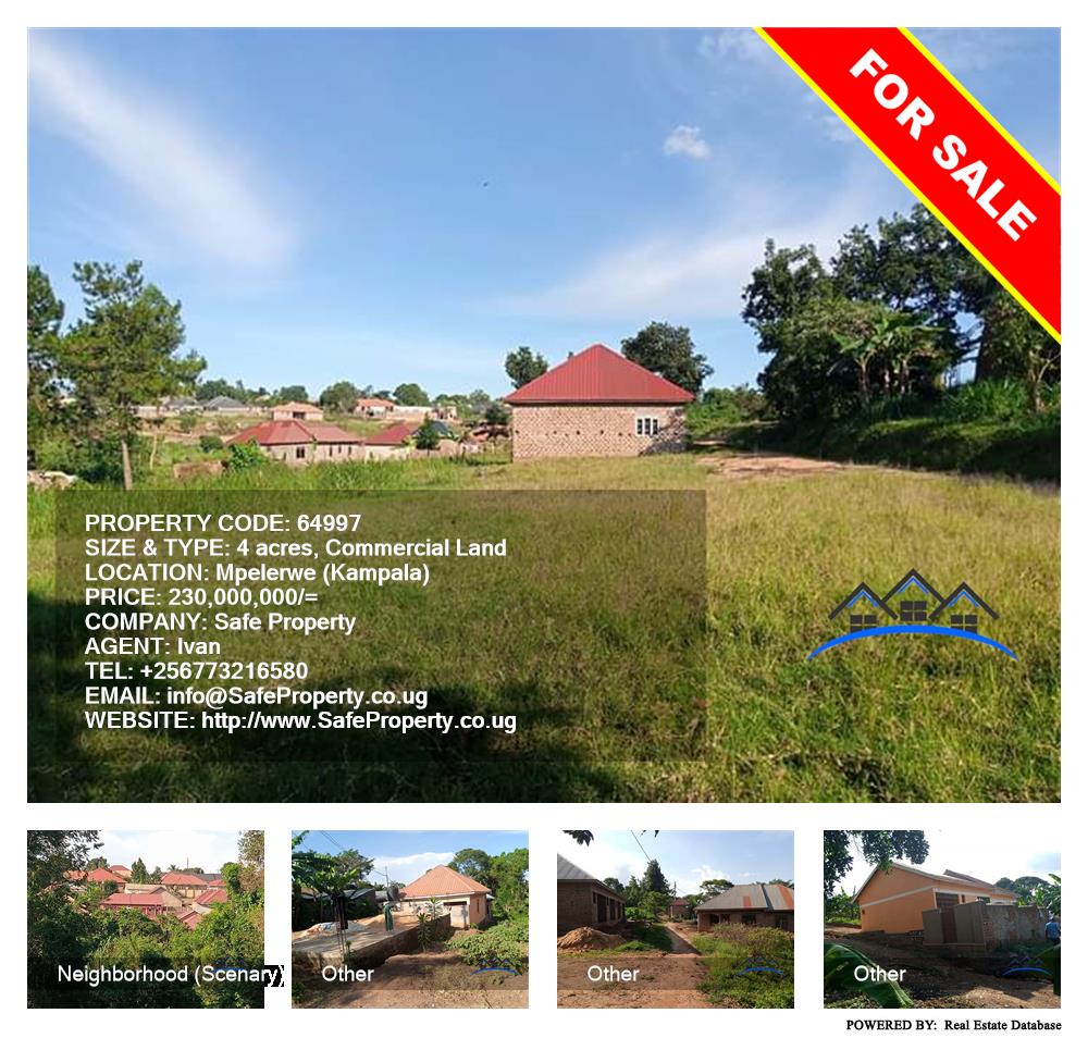 Commercial Land  for sale in Mpererwe Kampala Uganda, code: 64997