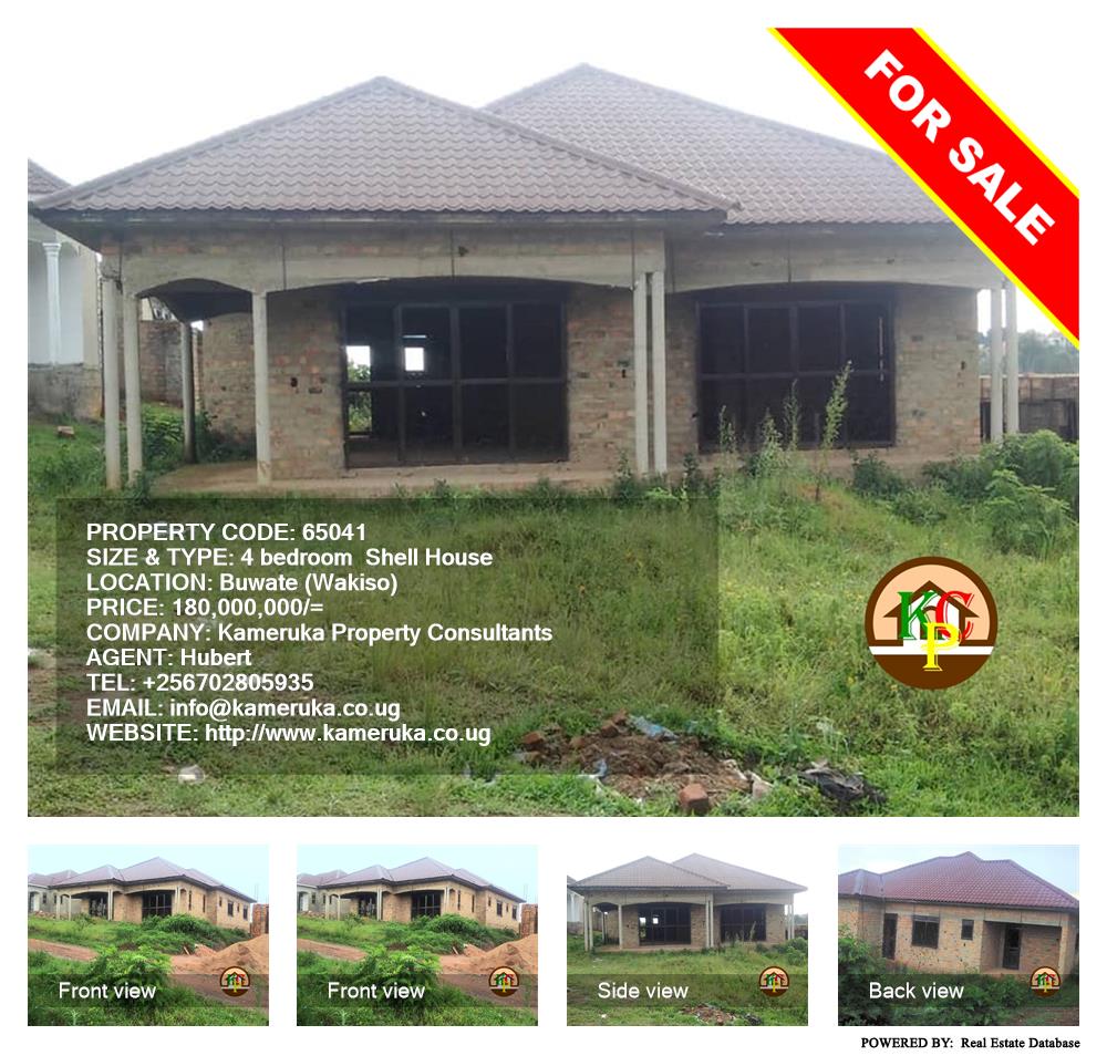 4 bedroom Shell House  for sale in Buwaate Wakiso Uganda, code: 65041