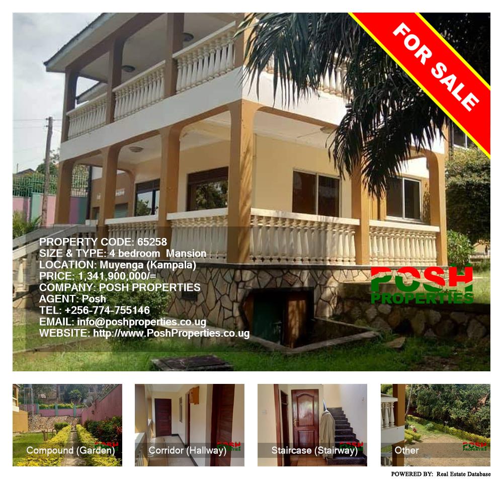 4 bedroom Mansion  for sale in Muyenga Kampala Uganda, code: 65258