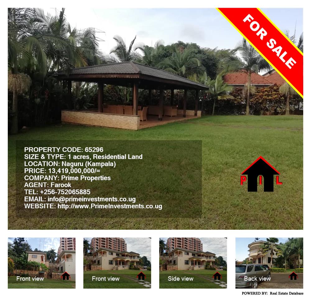 Residential Land  for sale in Naguru Kampala Uganda, code: 65296