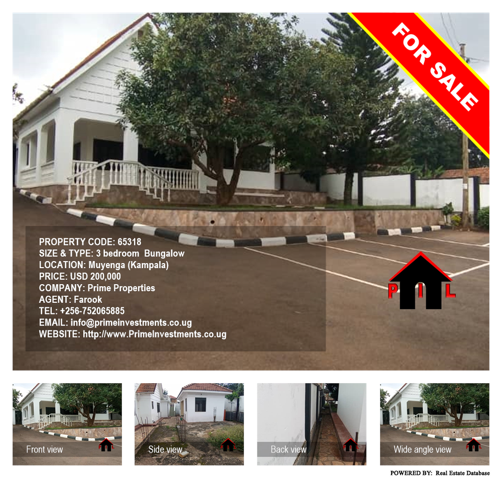 3 bedroom Bungalow  for sale in Muyenga Kampala Uganda, code: 65318