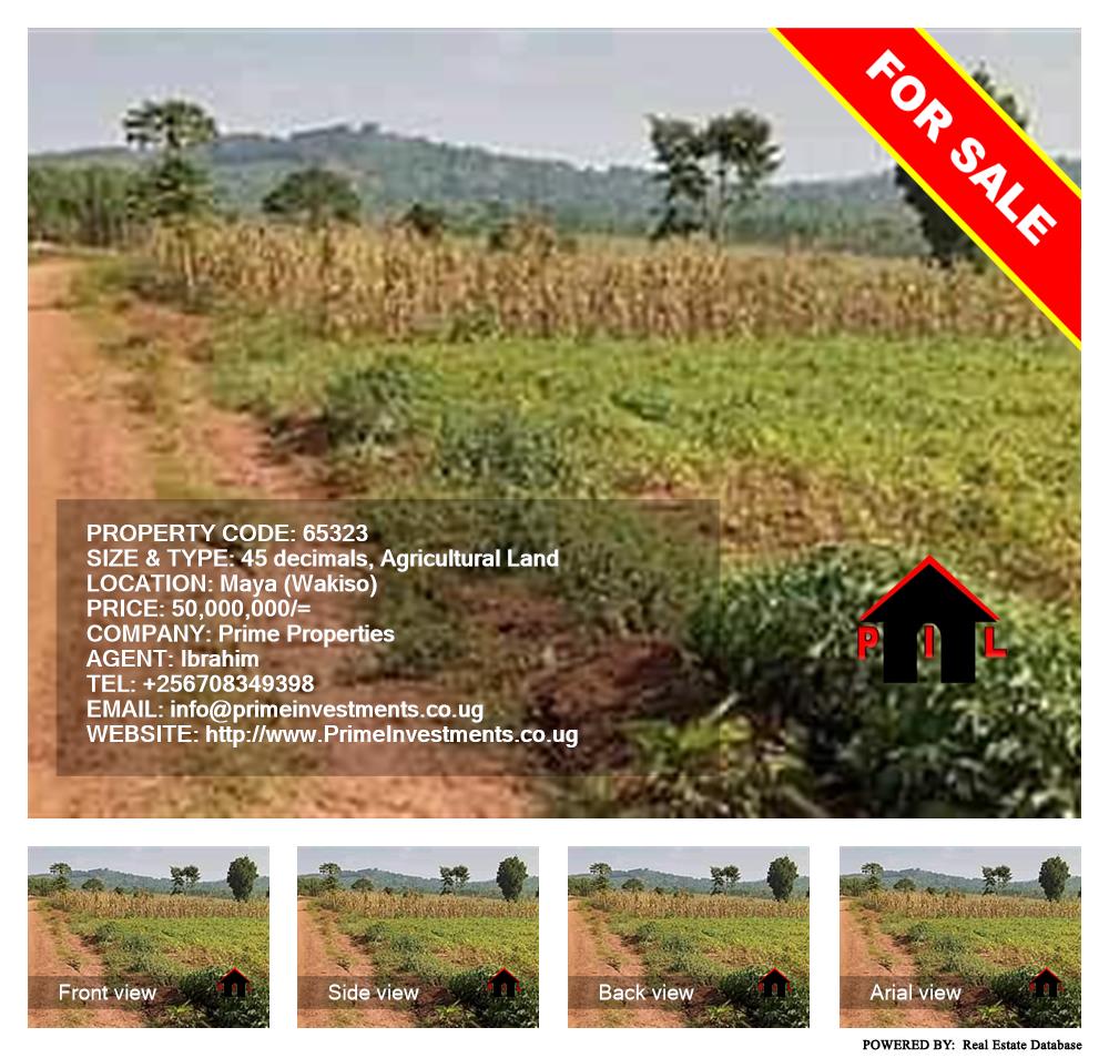 Agricultural Land  for sale in Maya Wakiso Uganda, code: 65323