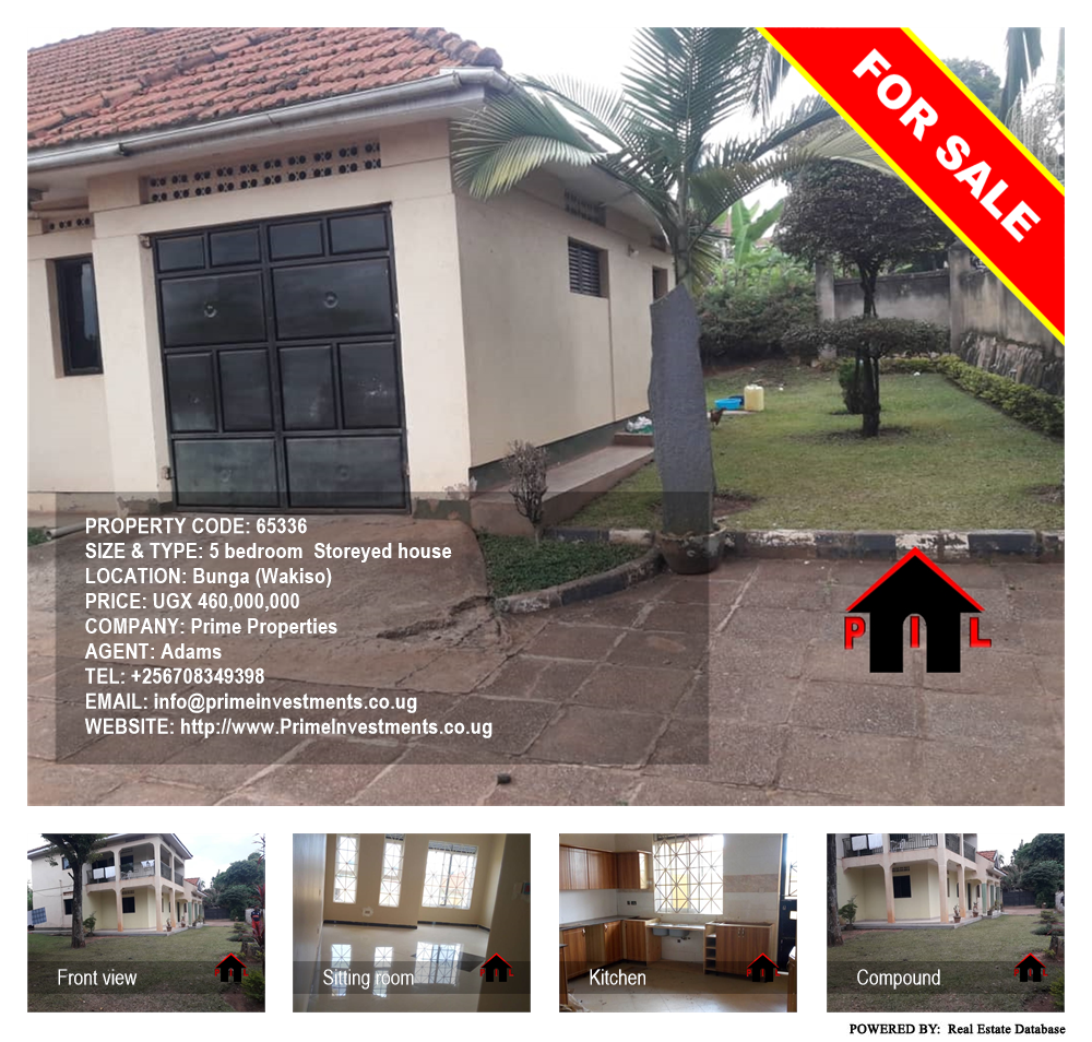 5 bedroom Storeyed house  for sale in Bbunga Wakiso Uganda, code: 65336