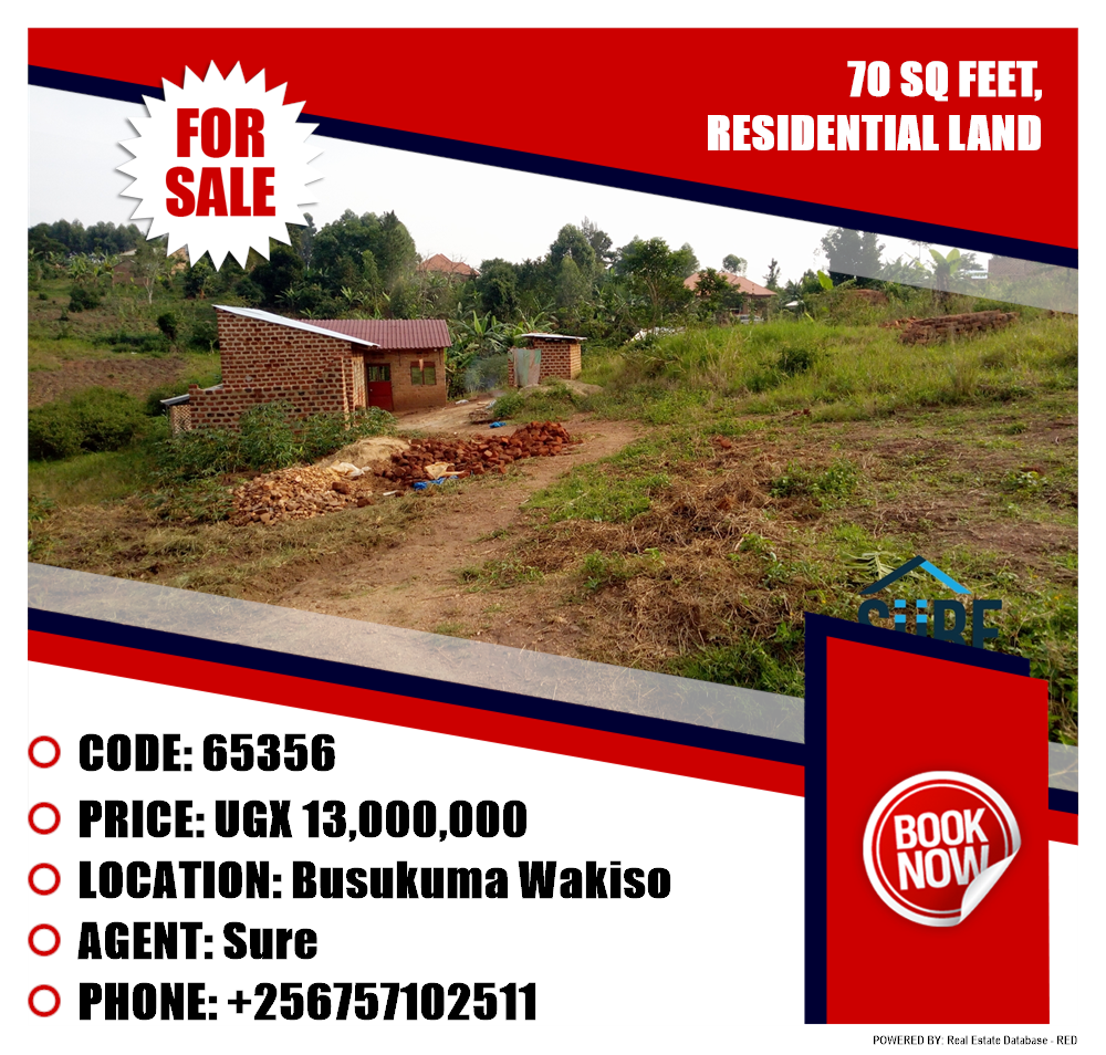 Residential Land  for sale in Busukuma Wakiso Uganda, code: 65356