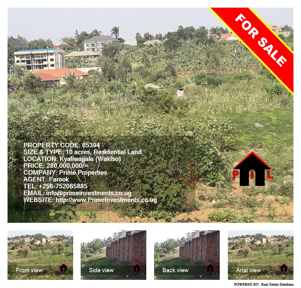 Residential Land  for sale in Kyaliwajjala Wakiso Uganda, code: 65394