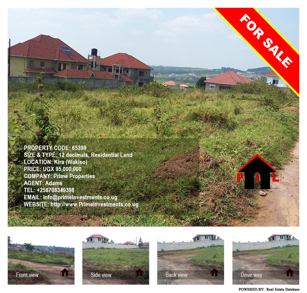 Residential Land  for sale in Kira Wakiso Uganda, code: 65399