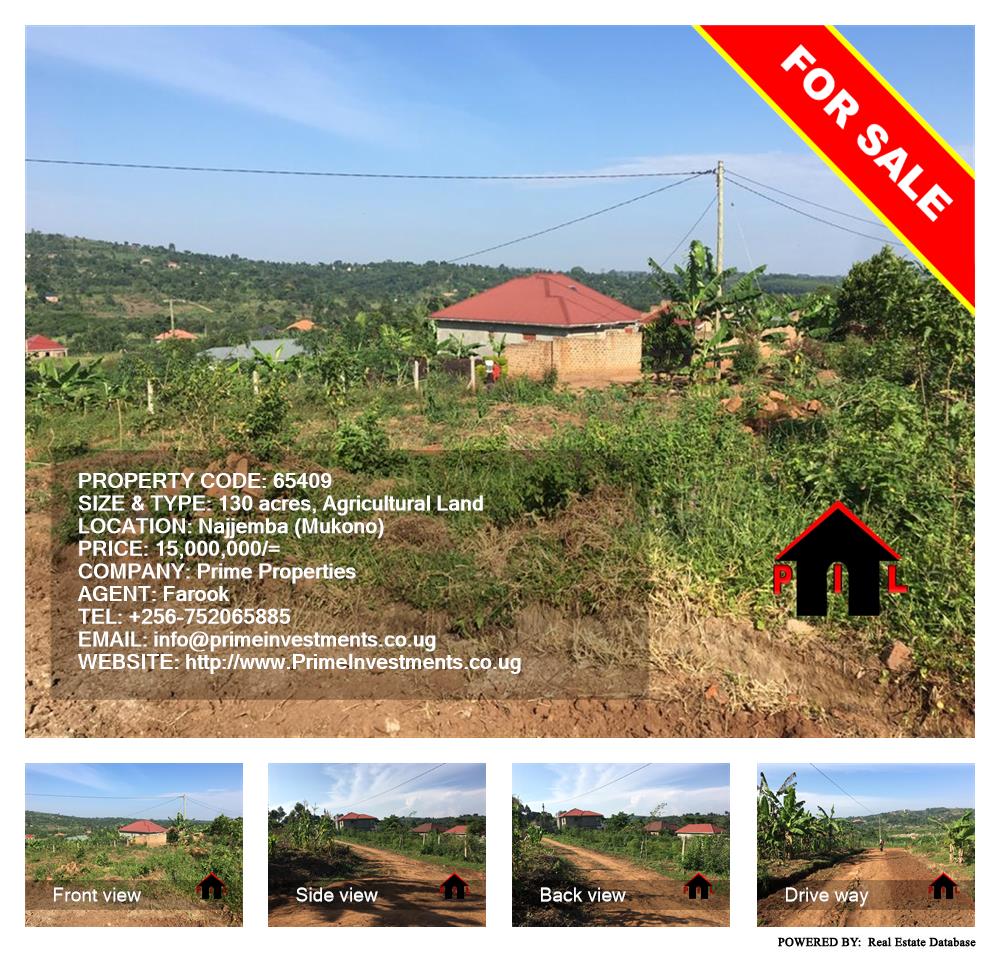 Agricultural Land  for sale in Najjemba Mukono Uganda, code: 65409