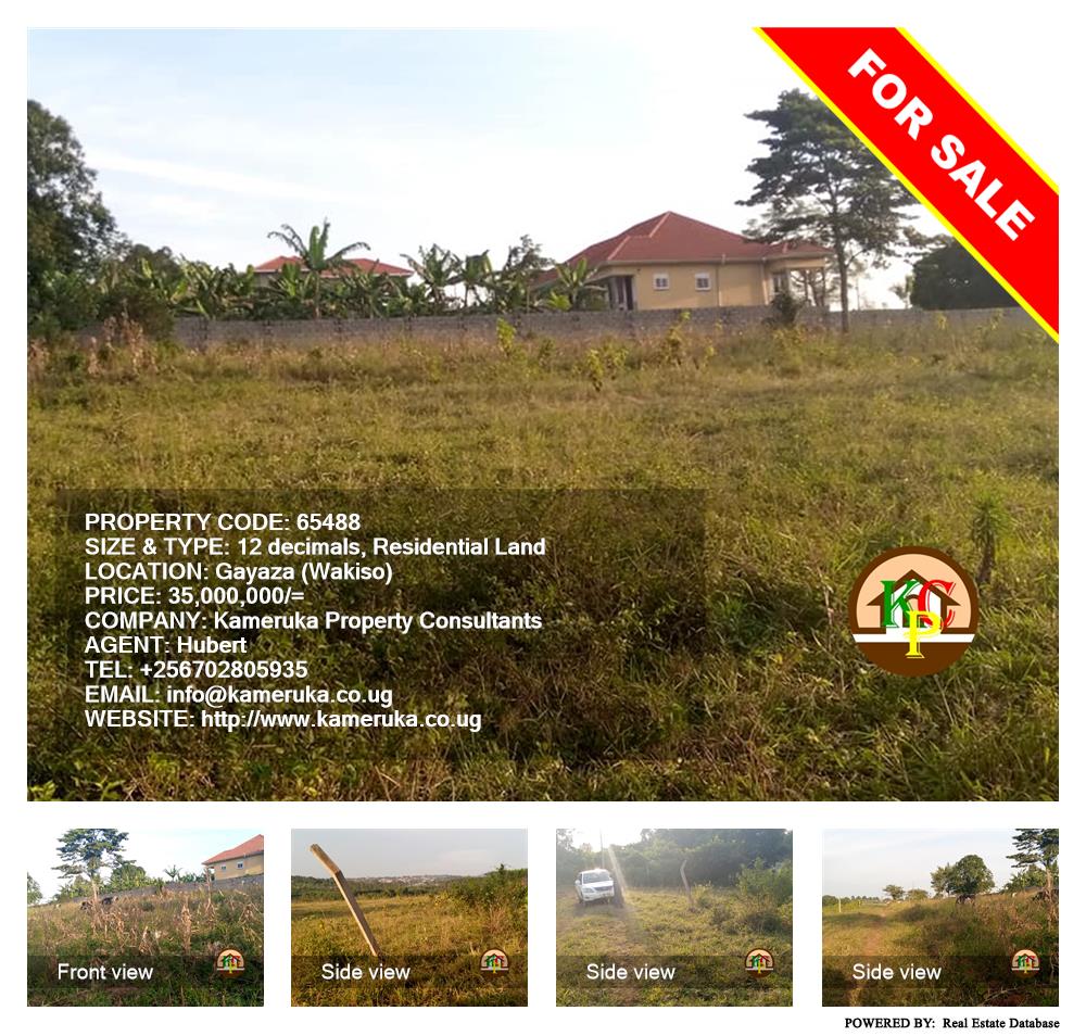 Residential Land  for sale in Gayaza Wakiso Uganda, code: 65488