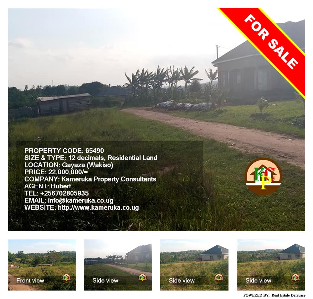 Residential Land  for sale in Gayaza Wakiso Uganda, code: 65490