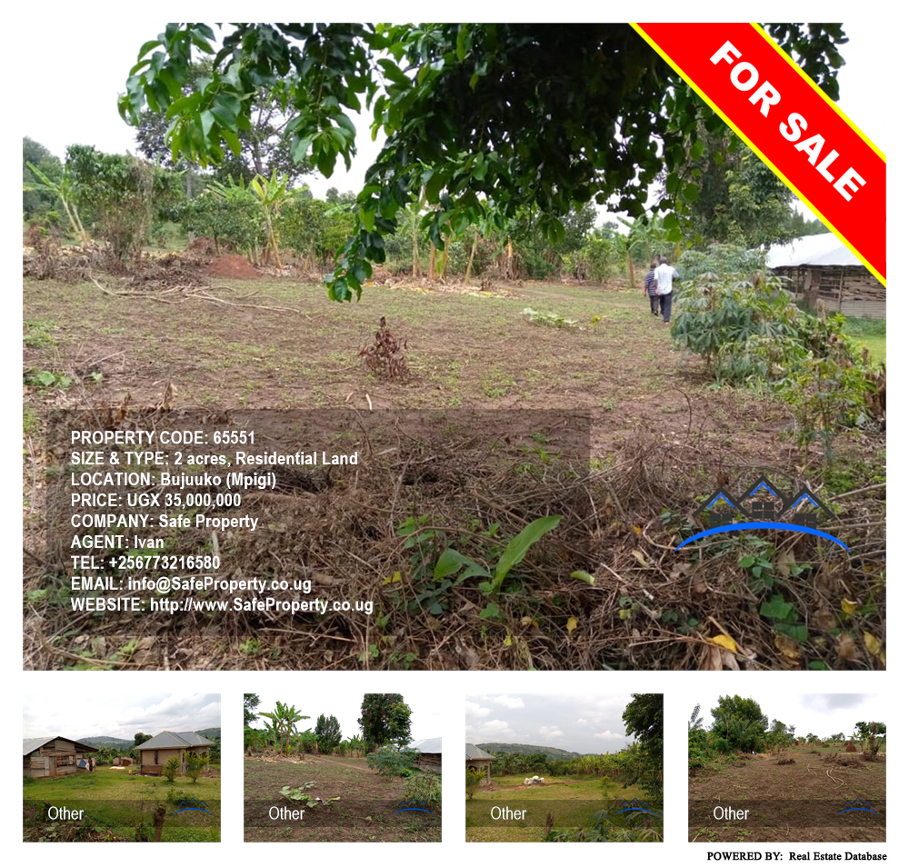 Residential Land  for sale in Bujuuko Mpigi Uganda, code: 65551