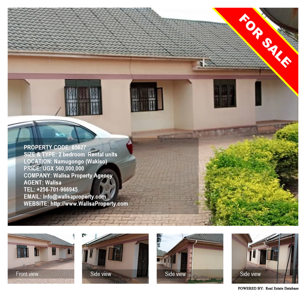 2 bedroom Rental units  for sale in Namugongo Wakiso Uganda, code: 65627