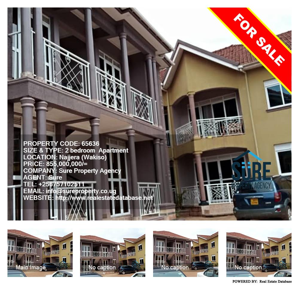 2 bedroom Apartment  for sale in Najjera Wakiso Uganda, code: 65636