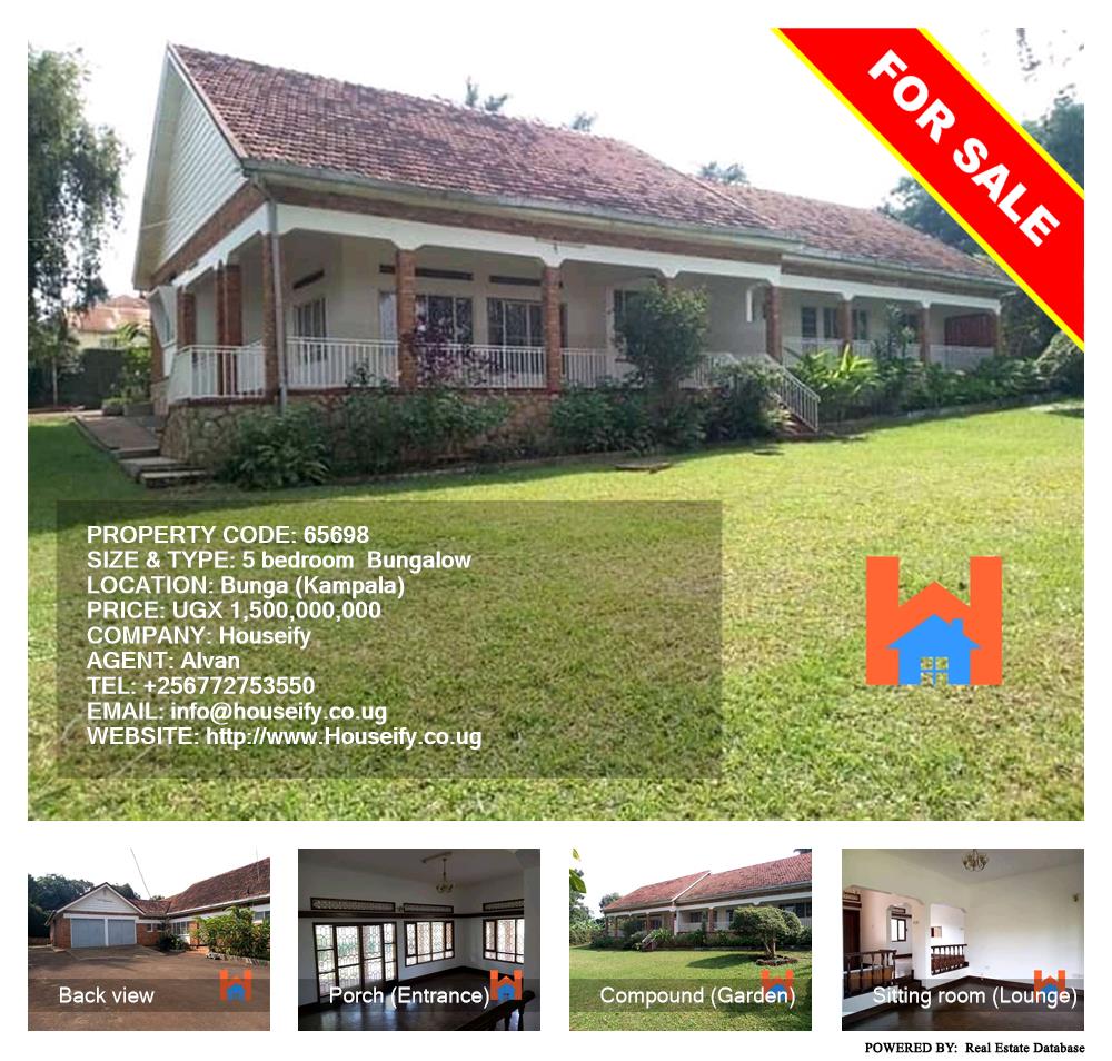 5 bedroom Bungalow  for sale in Bbunga Kampala Uganda, code: 65698