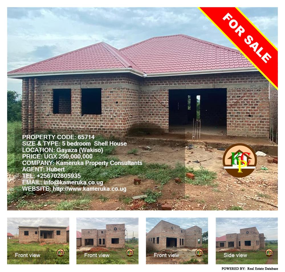 5 bedroom Shell House  for sale in Gayaza Wakiso Uganda, code: 65714
