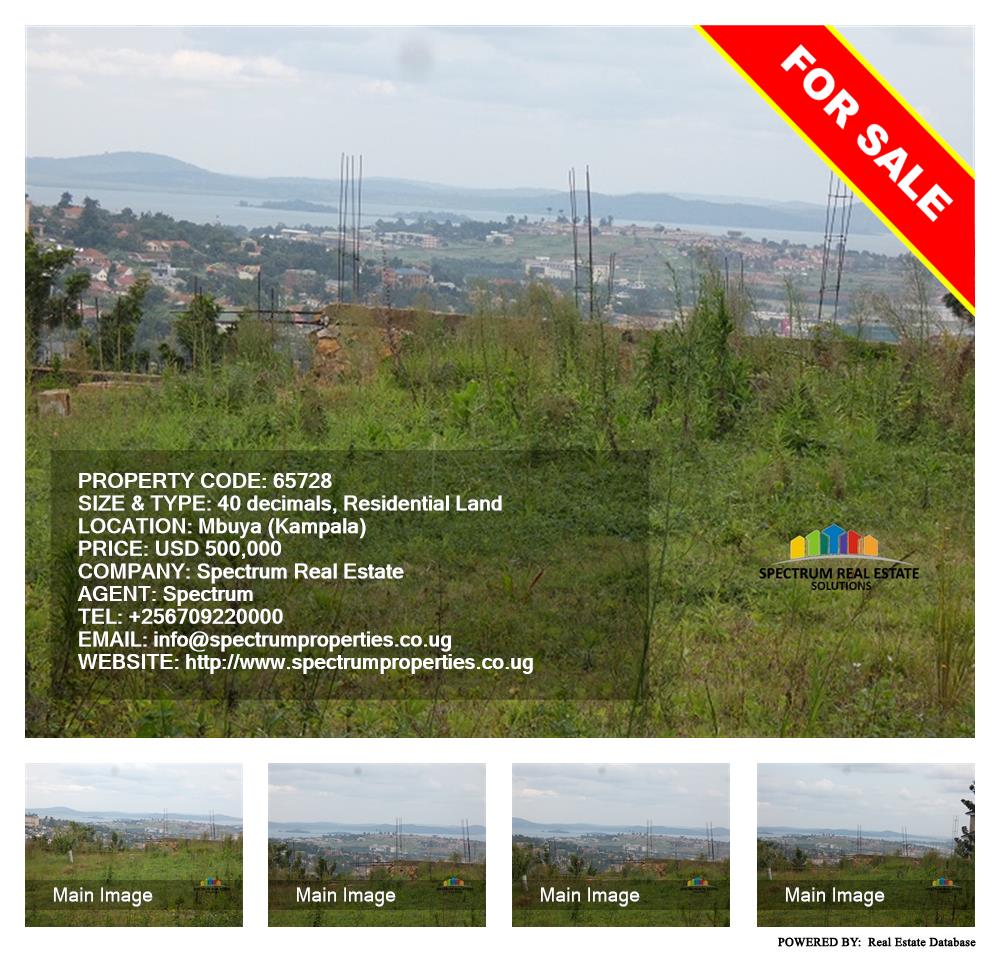 Residential Land  for sale in Mbuya Kampala Uganda, code: 65728