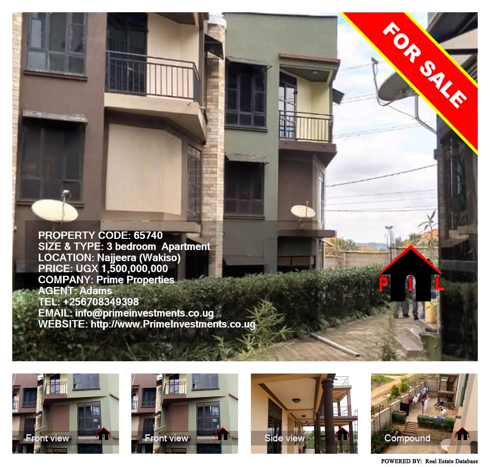 3 bedroom Apartment  for sale in Najjera Wakiso Uganda, code: 65740