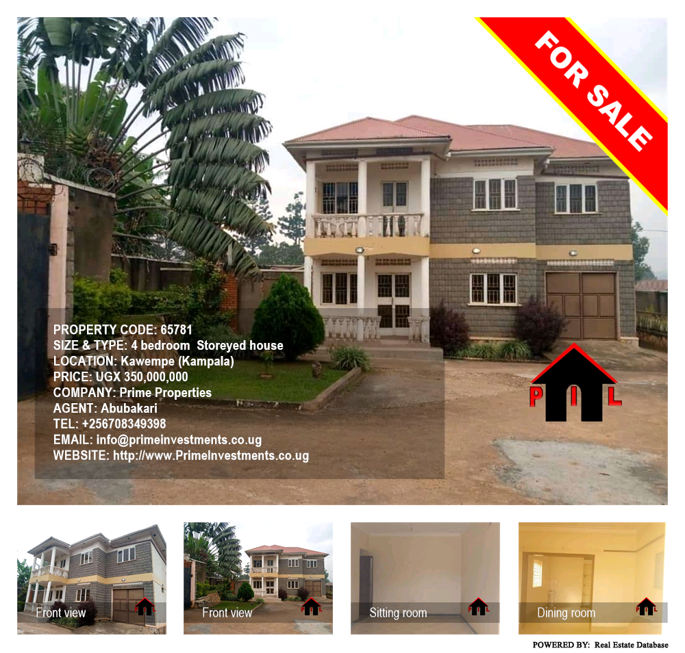4 bedroom Storeyed house  for sale in Kawempe Kampala Uganda, code: 65781