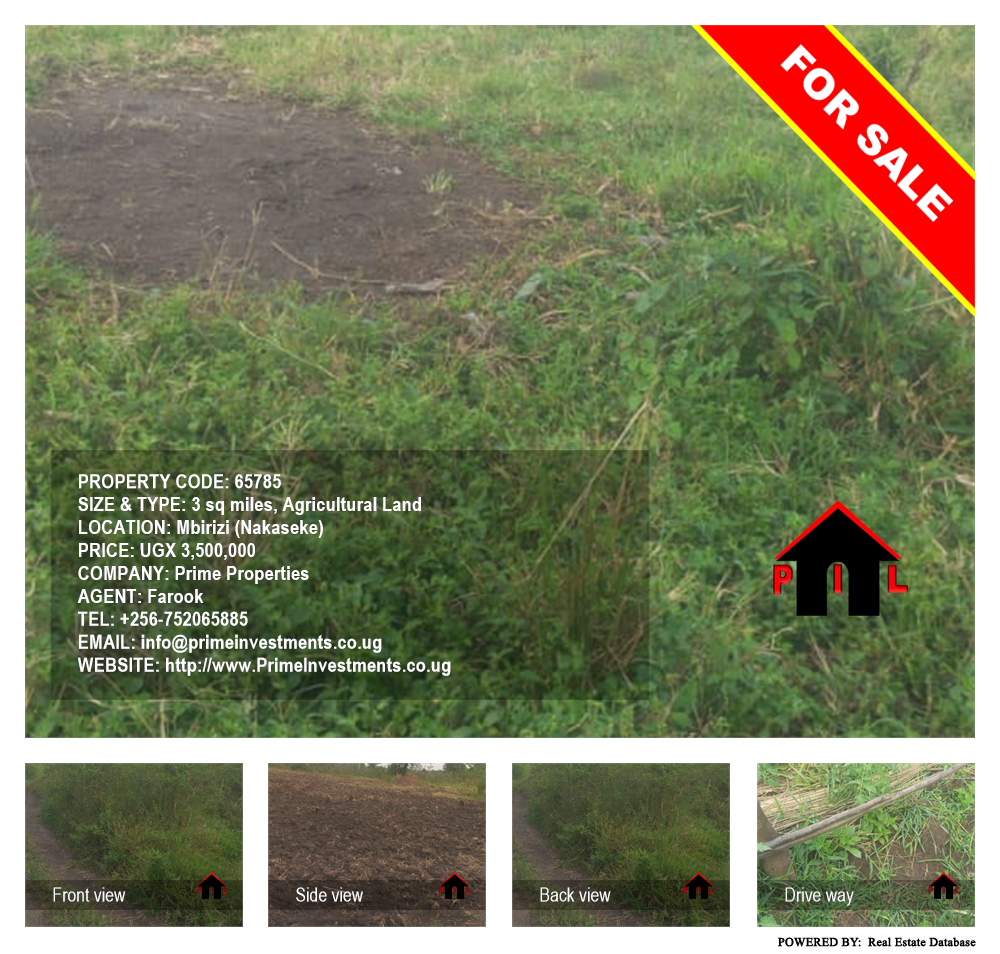 Agricultural Land  for sale in Mbilizi Nakaseke Uganda, code: 65785