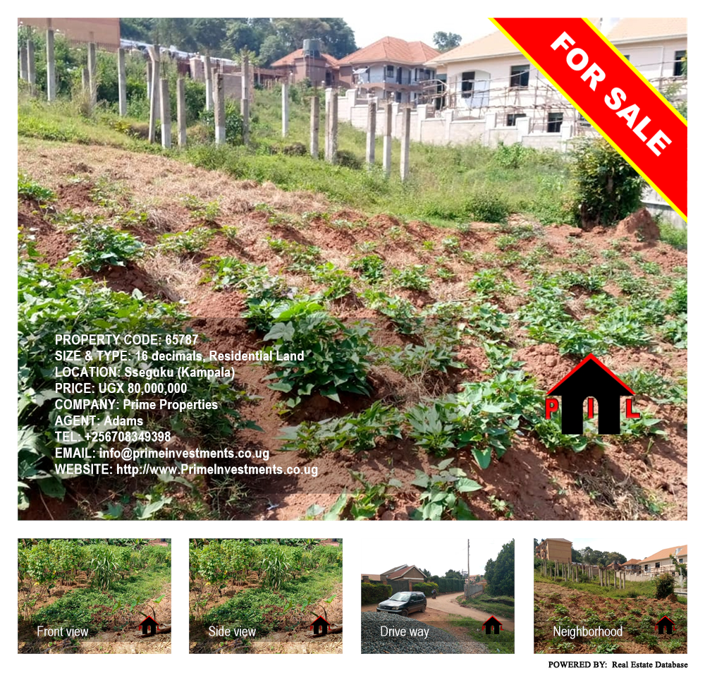 Residential Land  for sale in Seguku Kampala Uganda, code: 65787