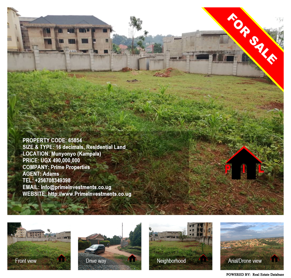 Residential Land  for sale in Munyonyo Kampala Uganda, code: 65854