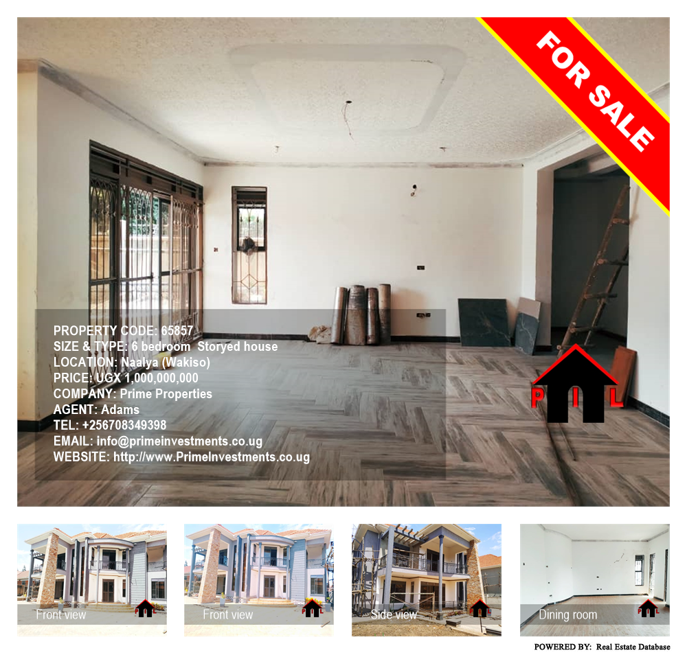 6 bedroom Storeyed house  for sale in Naalya Wakiso Uganda, code: 65857