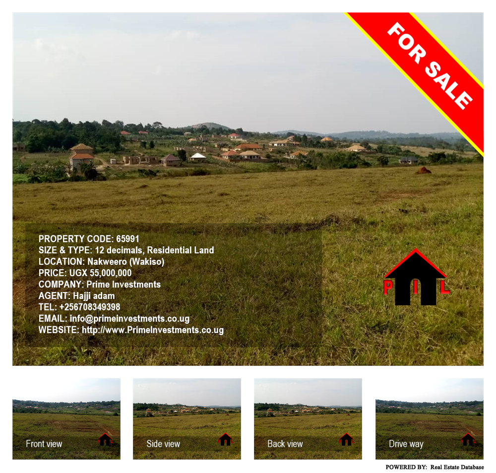 Residential Land  for sale in Nakweelo Wakiso Uganda, code: 65991