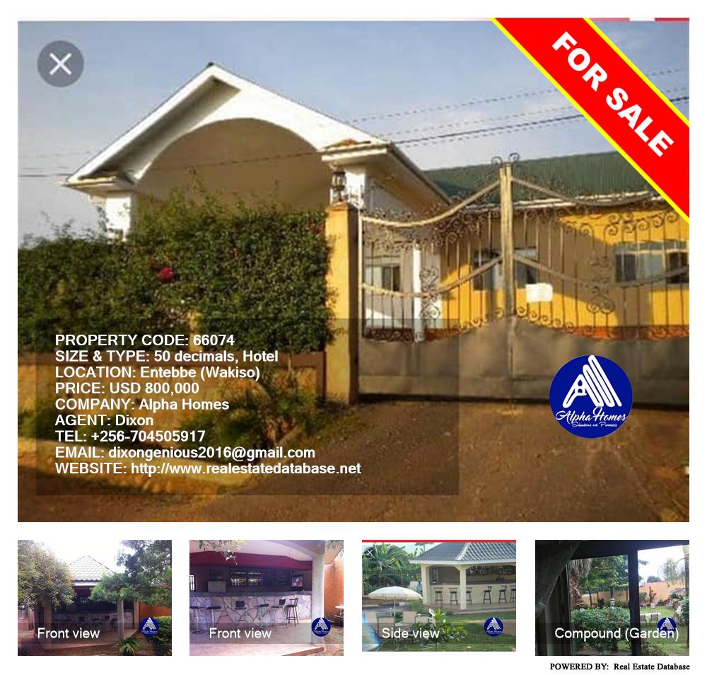 Hotel  for sale in Entebbe Wakiso Uganda, code: 66074