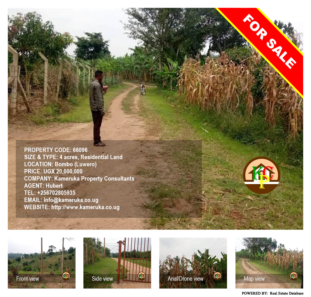 Residential Land  for sale in Bombo Luweero Uganda, code: 66096