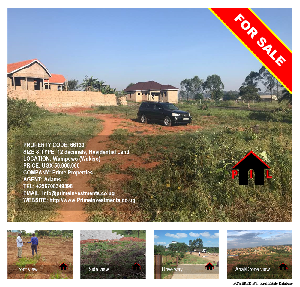 Residential Land  for sale in Wampeewo Wakiso Uganda, code: 66133