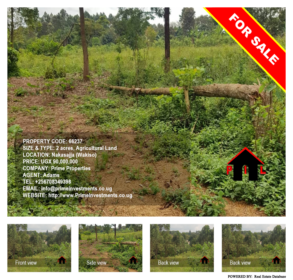 Agricultural Land  for sale in Nakassajja Wakiso Uganda, code: 66237