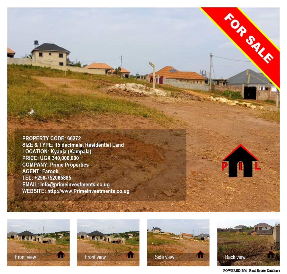 Residential Land  for sale in Kyanja Kampala Uganda, code: 66272