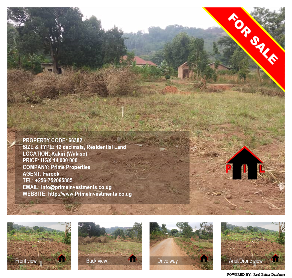 Residential Land  for sale in Kakiri Wakiso Uganda, code: 66382