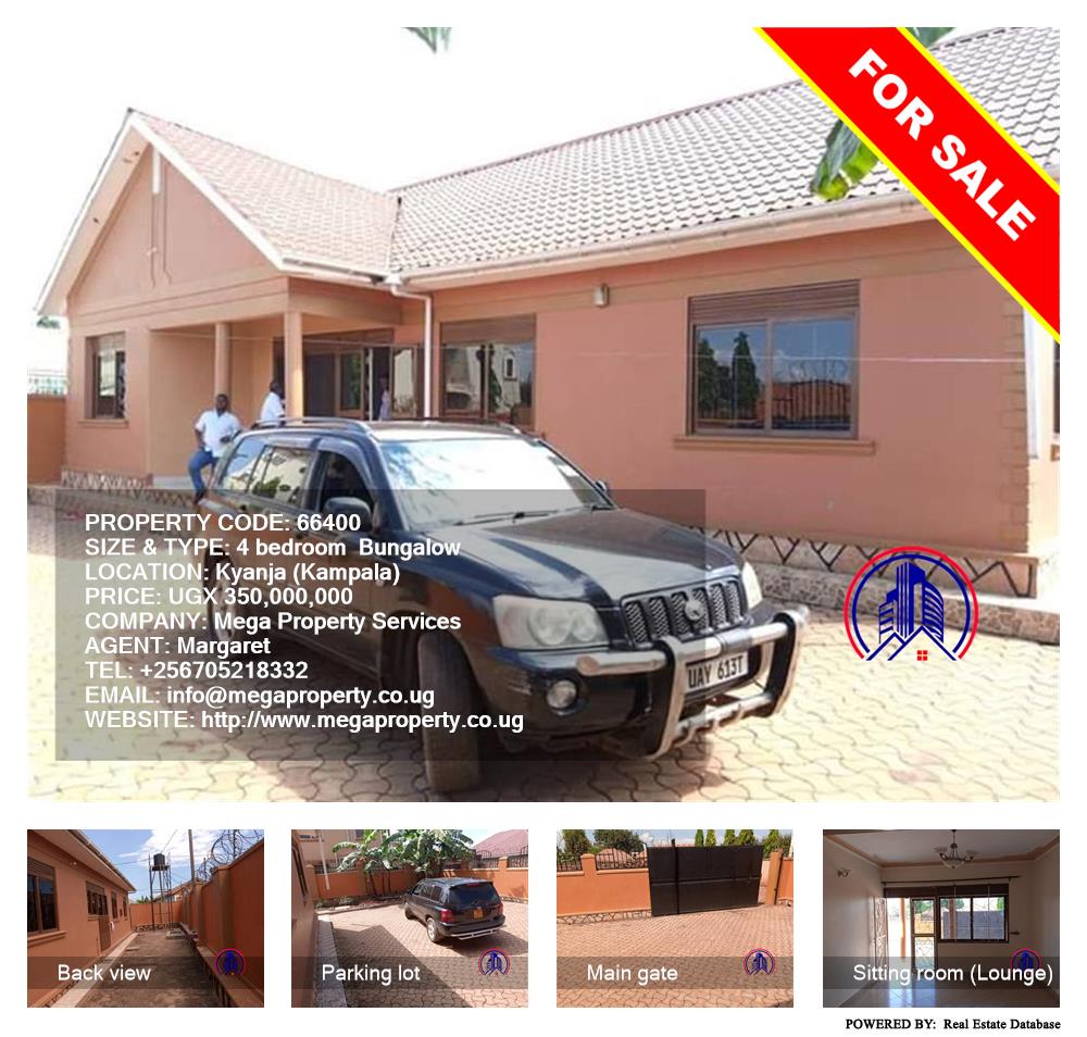 4 bedroom Bungalow  for sale in Kyanja Kampala Uganda, code: 66400