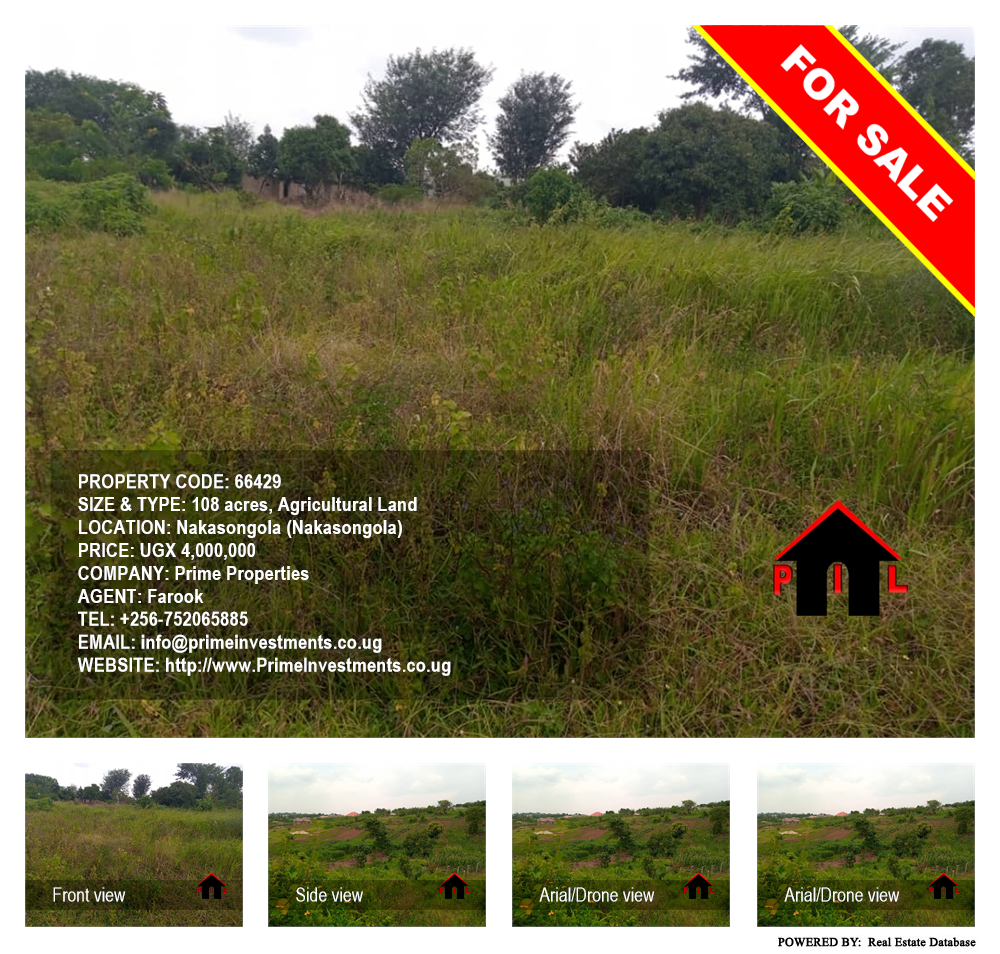 Agricultural Land  for sale in Nakasongola Nakasongola Uganda, code: 66429