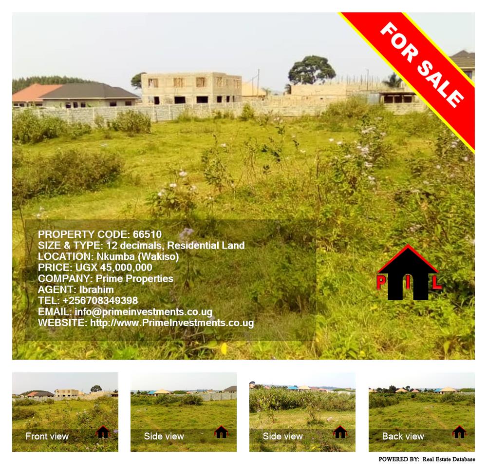 Residential Land  for sale in Nkumba Wakiso Uganda, code: 66510