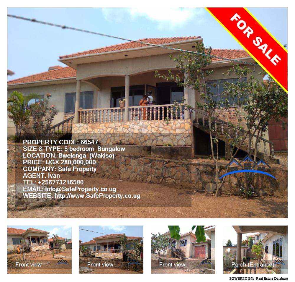 5 bedroom Bungalow  for sale in Bwelenga Wakiso Uganda, code: 66547