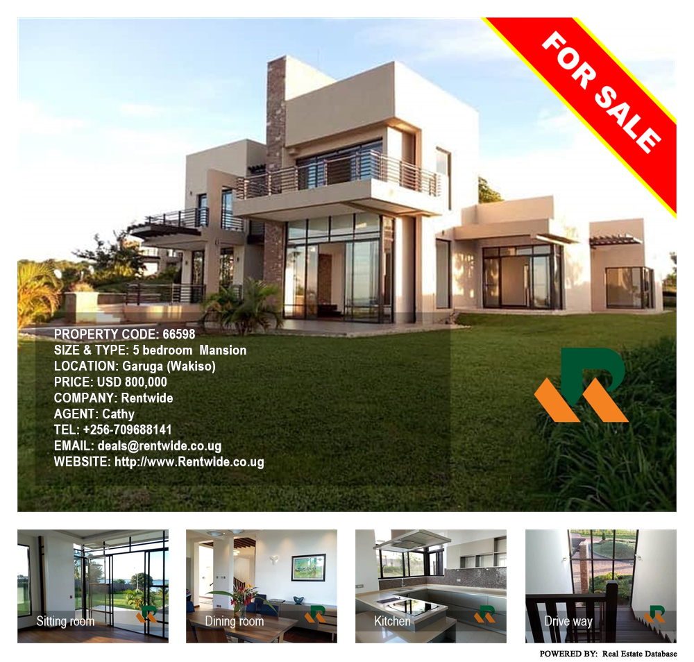 5 bedroom Mansion  for sale in Garuga Wakiso Uganda, code: 66598
