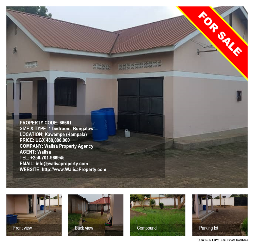 1 bedroom Bungalow  for sale in Kawempe Kampala Uganda, code: 66661