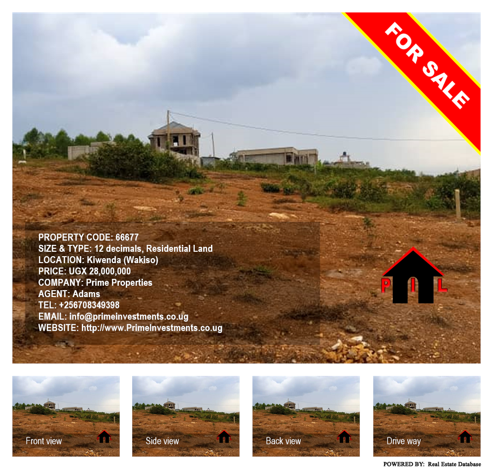 Residential Land  for sale in Kiwenda Wakiso Uganda, code: 66677