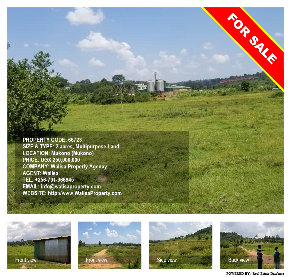 Multipurpose Land  for sale in Mukono Mukono Uganda, code: 66723
