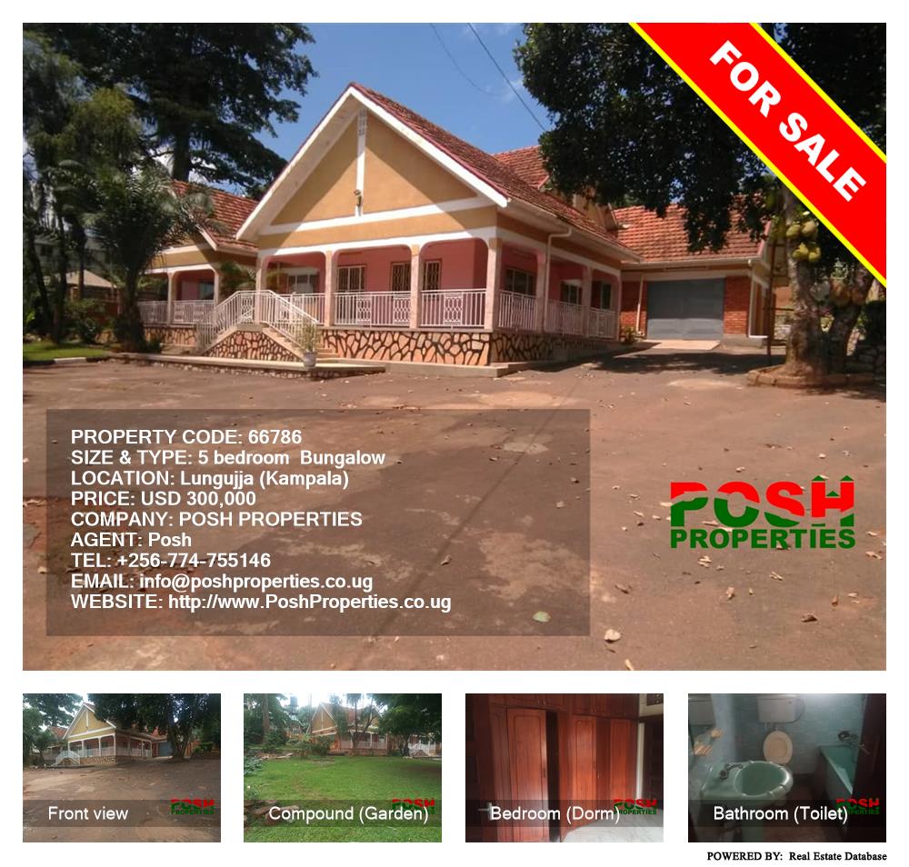 5 bedroom Bungalow  for sale in Lungujja Kampala Uganda, code: 66786