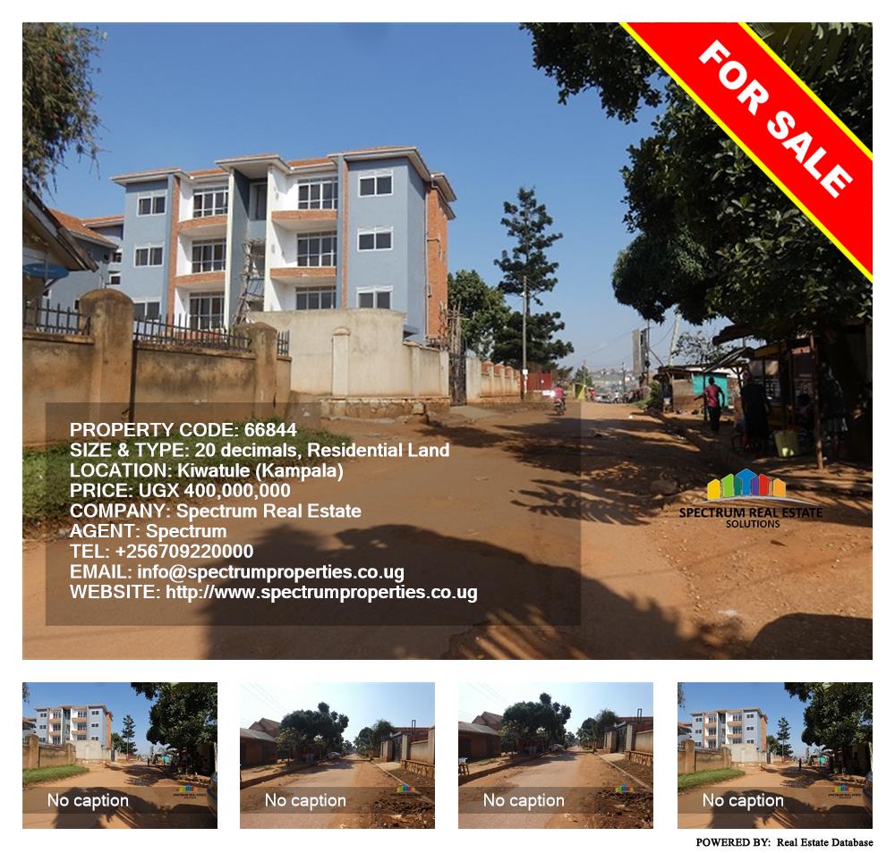 Residential Land  for sale in Kiwaatule Kampala Uganda, code: 66844