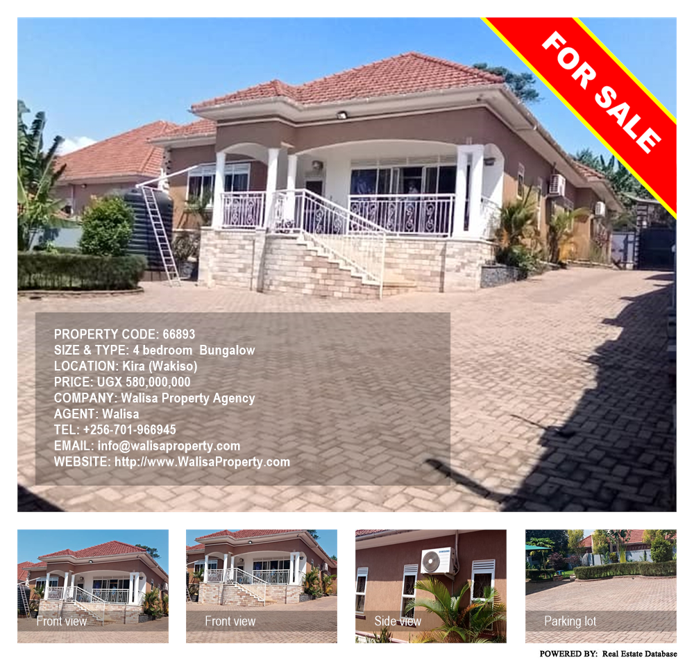 4 bedroom Bungalow  for sale in Kira Wakiso Uganda, code: 66893