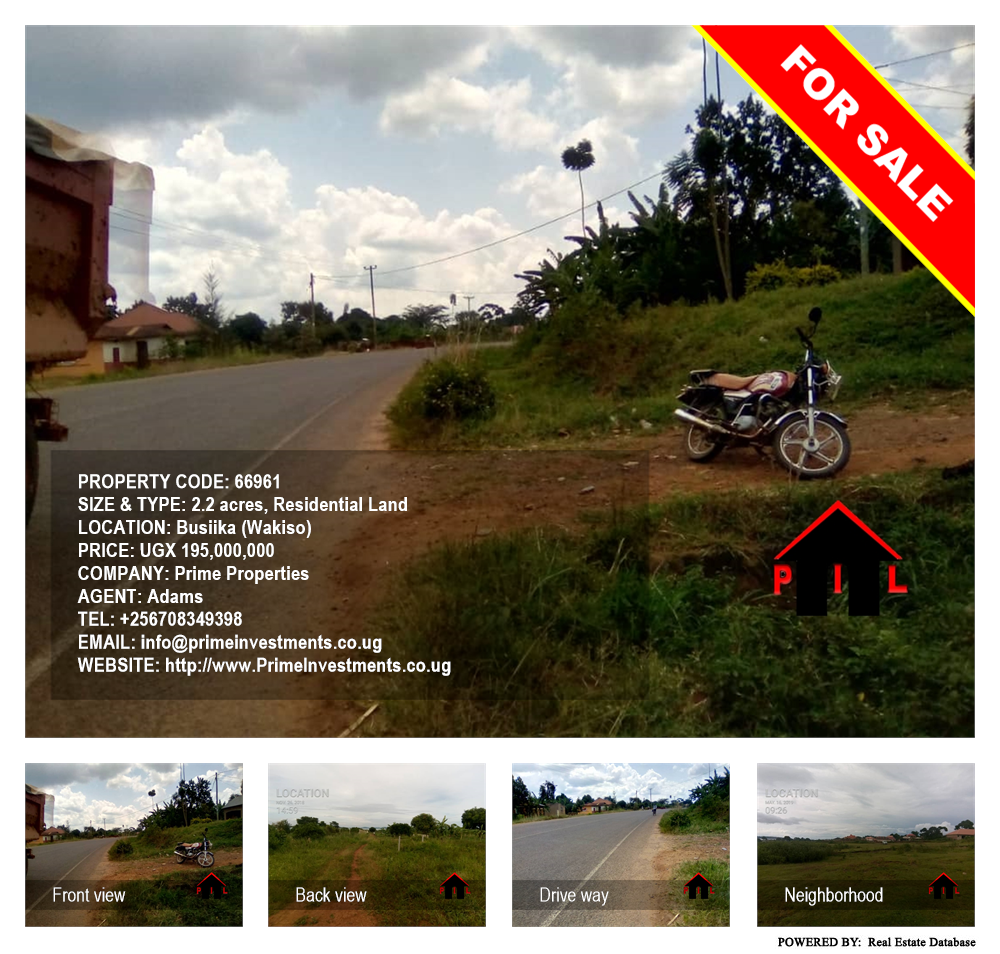 Residential Land  for sale in Busiika Wakiso Uganda, code: 66961