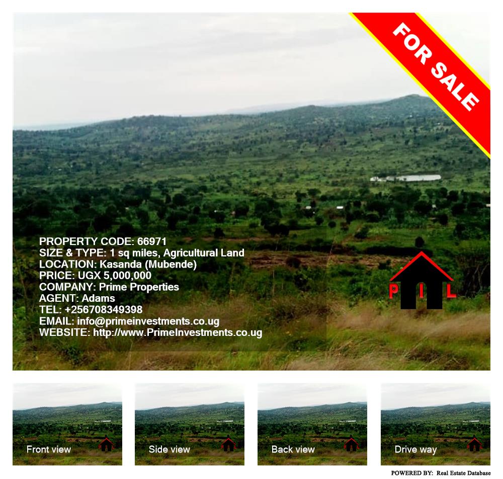 Agricultural Land  for sale in Kassanda Mubende Uganda, code: 66971
