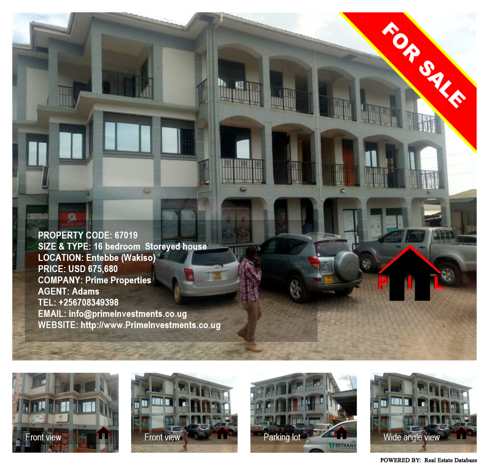 16 bedroom Storeyed house  for sale in Entebbe Wakiso Uganda, code: 67019