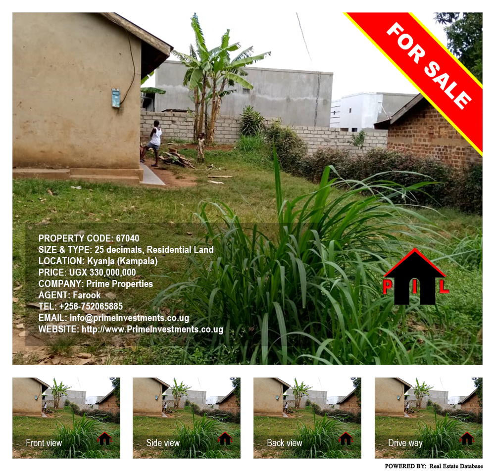 Residential Land  for sale in Kyanja Kampala Uganda, code: 67040